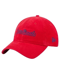 New Era Women's Red St. Louis Cardinals Corduroy 9TWENTY Adjustable Hat