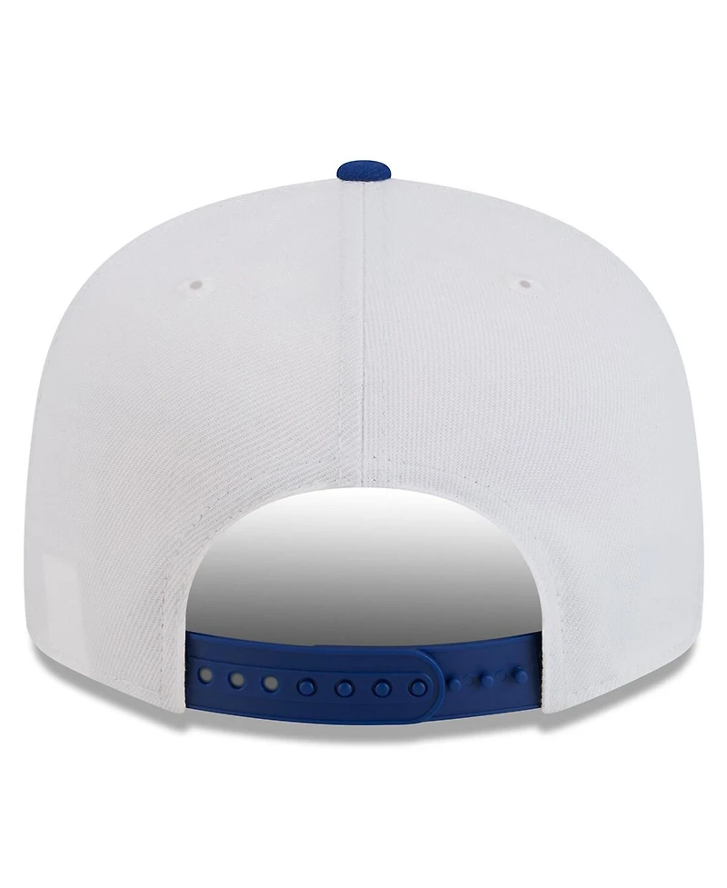 New Era Men's White/Blue Chase Elliott 9FIFTY Snapback Hat