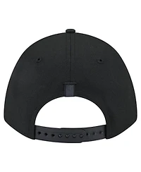 New Era Men's Black Nashville Predators Game Day Stealth Flag 9FORTY A-Frame Adjustable Hat