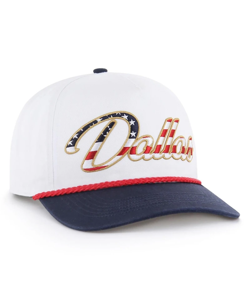 '47 Brand Men's White Dallas Cowboys Patriotic Overhand Hitch Adjustable Hat