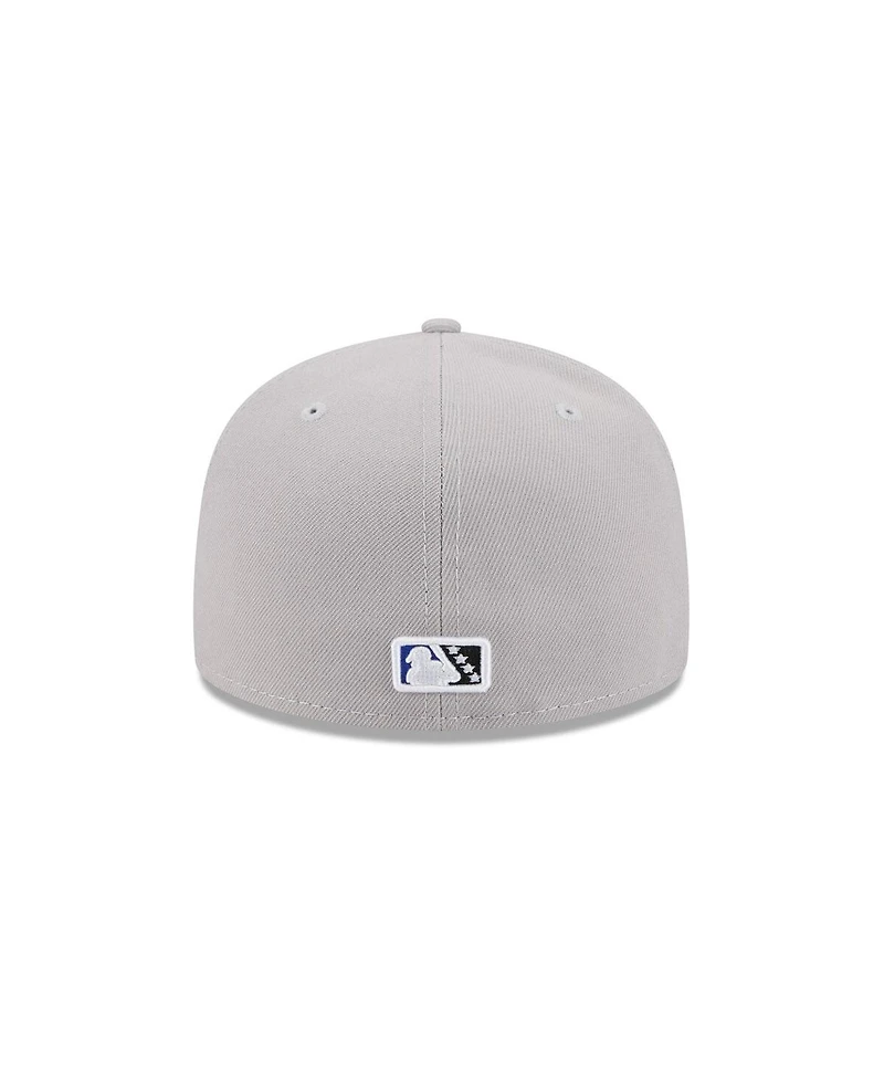 New Era Men's Gray Tulsa Drillers Theme Nights 59FIFTY Fitted Hat