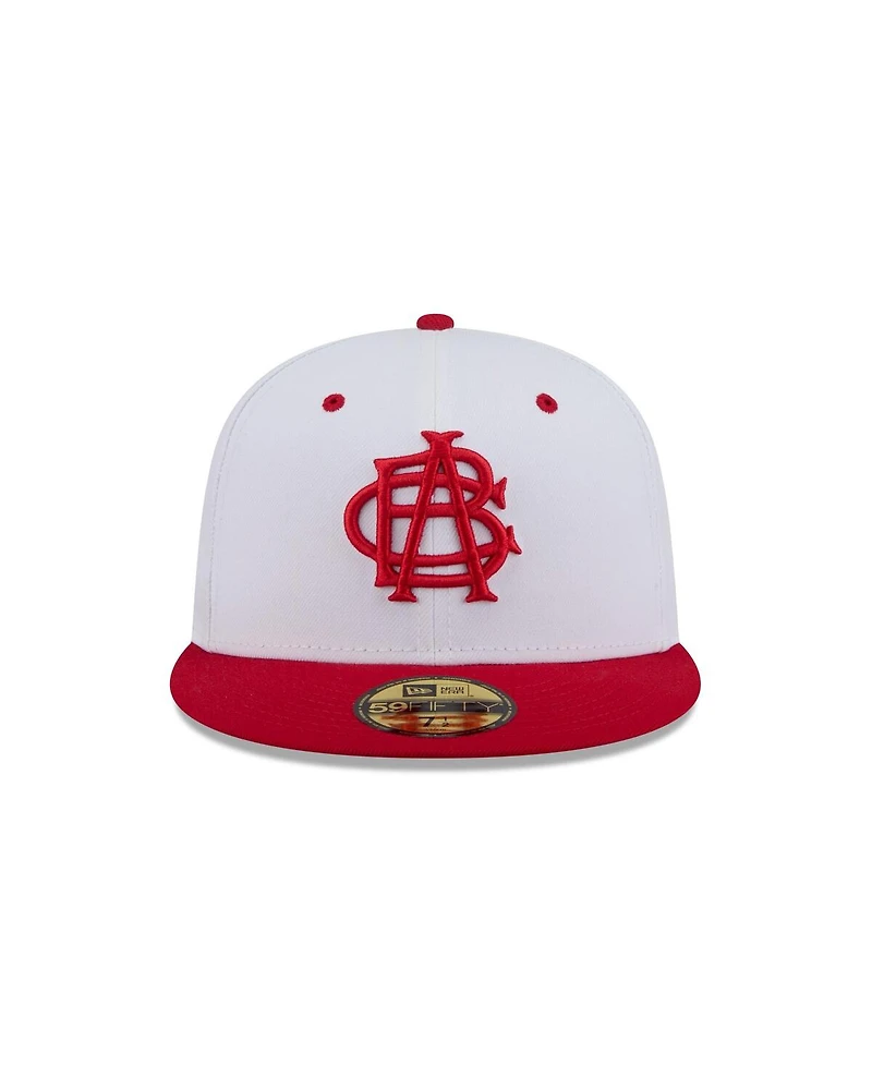 New Era Men's White Indianapolis Indians Theme Nights 59FIFTY Fitted Hat