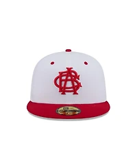 New Era Men's White Indianapolis Indians Theme Nights 59FIFTY Fitted Hat