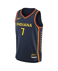Nike Big Boys and Girls Aliyah Boston Navy Indiana Fever Explorer Swingman Jersey