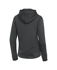 Antigua Women's Pewter San Francisco Giants Contemporary Quarter-Zip Hoodie