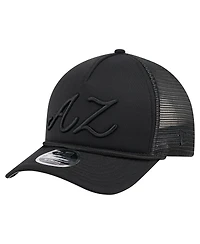 New Era Men's Black Arizona Diamondbacks City Initial 9FORTY A-Frame M-Crown Adjustable Trucker Hat