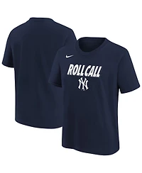 Nike Big Boys and Girls Navy New York Yankees Local T-Shirt