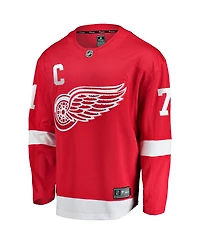 Fanatics Men's Dylan Larkin Red Detroit Wings 2023/24 Captain Breakaway Player Jersey
