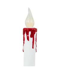 Northlight Led Dripping Blood Halloween Taper Candles with Timer, Set of 2