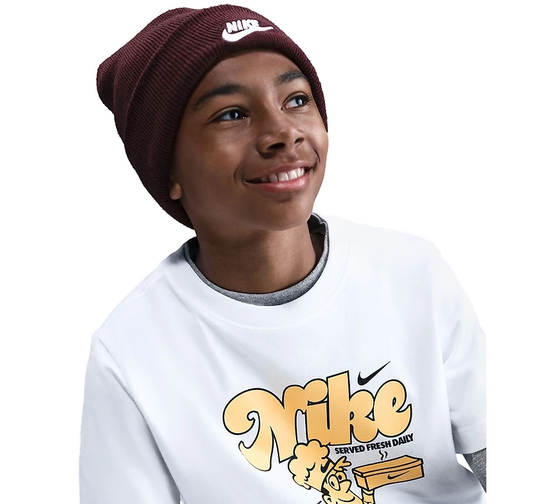 Nike Big Kids Sportswear Graphic Cotton T-Shirt
