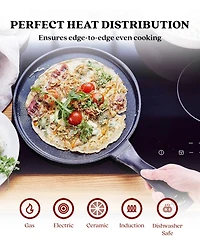 Alva Energy 11" Ceramic Nonstick Griddle Pan - Restaurant-Quality Results, Zero Chemicals