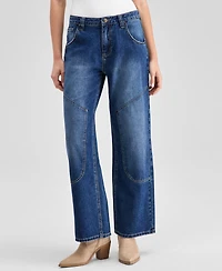 And Now This Women's Seamed Straight-Leg Jeans, Exclusively at Macy's