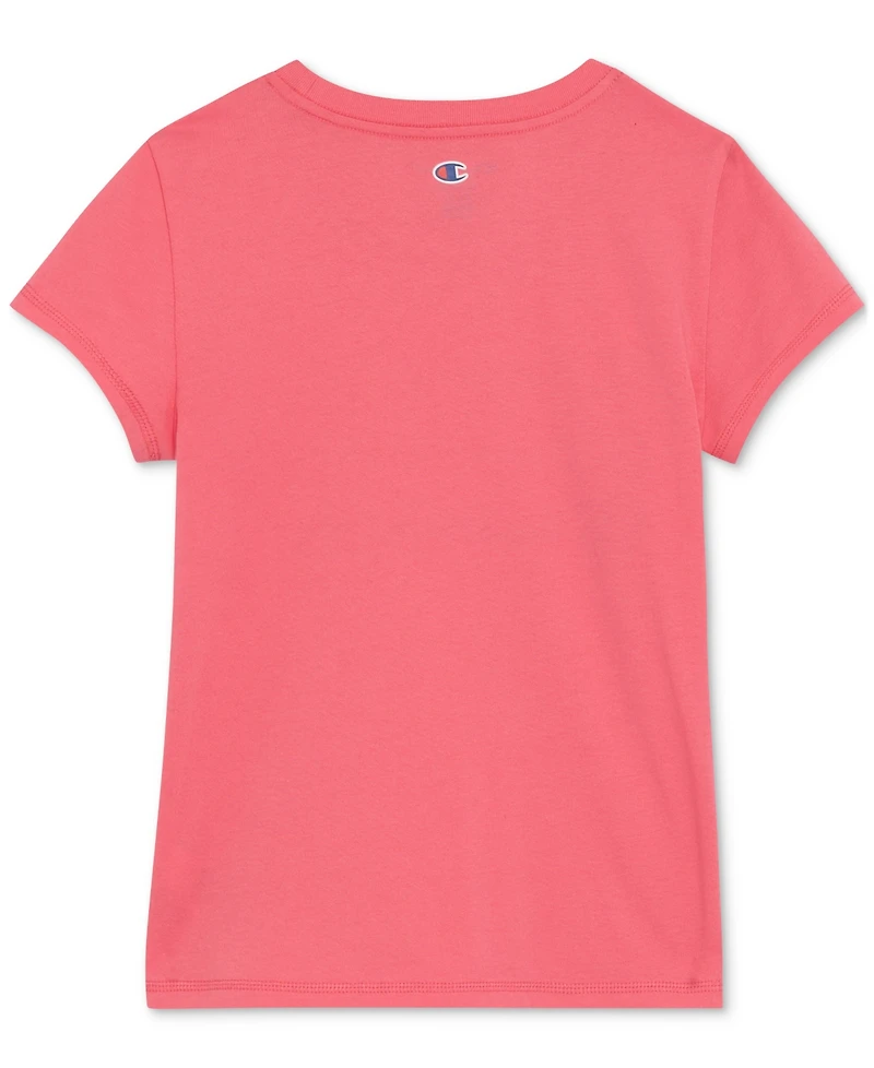 Champion Big Girls Short-Sleeve Logo Graphic T-Shirt