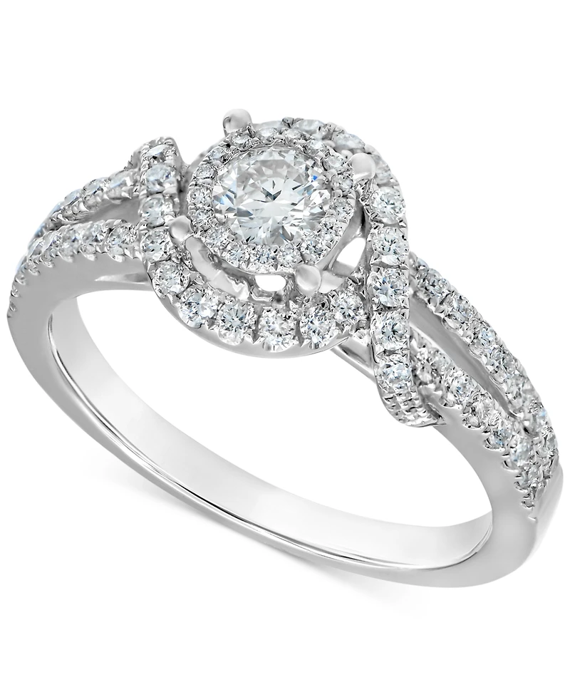Diamond Engagement Ring (3/4 ct. t.w.) in 14k White Gold