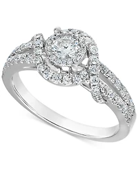 Diamond Engagement Ring (3/4 ct. t.w.) in 14k White Gold