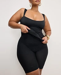 Good American Women's Scuba Sweetheart Midi Dress