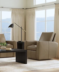 Flexsteel Aria 38" Fawn Leather Power Recliner