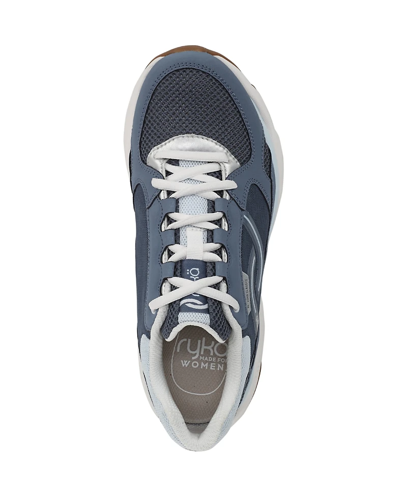 Ryka Women's Rezorb Max Classic Lace Up Walking Sneakers