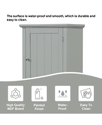 Casainc 67.7"H Tall Bathroom Cabinet with Drawer, Adjustable Shelf, Painted Mdf