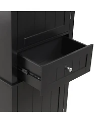 Casainc 67.7"H Tall Bathroom Cabinet with Drawer, Adjustable Shelf, Painted Mdf