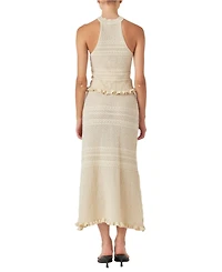 endless rose Women's Knit Midi Skirt