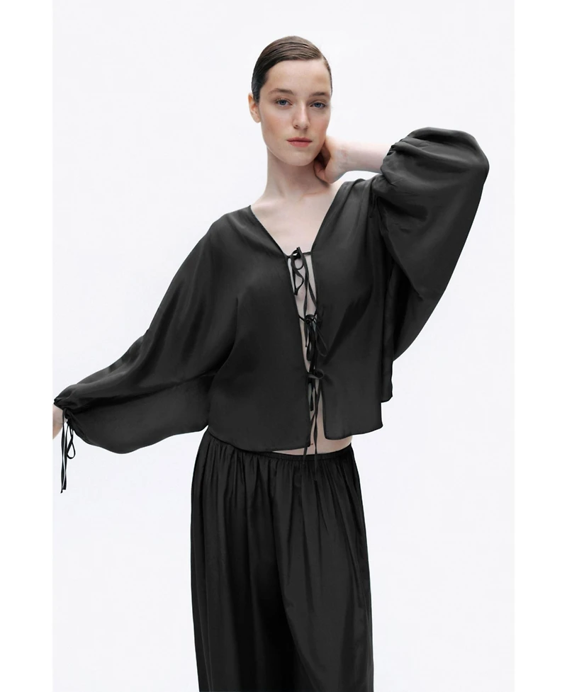 Nocturne Women's Flowy Wide Leg Pants