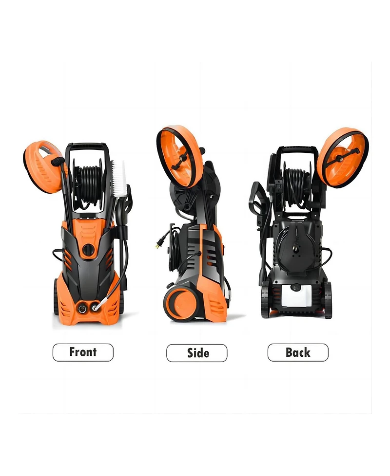 Sugift 4000 Psi 2.8 Gpm Cold Water Corded Pressure Washer with 4 Quick-Connect Nozzles