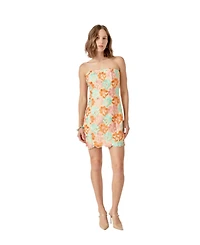 endless rose Women's Rhinestone Lace Dress