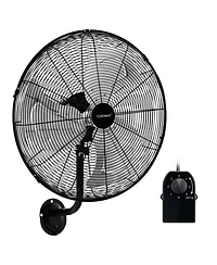 Costway 21 Inch Wall Mount Industrial Fan 3 Speed Oscillating Metal Ventilation Fan