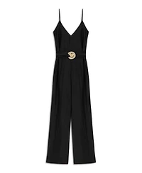 Nocturne Women's Metal Accessory Overalls