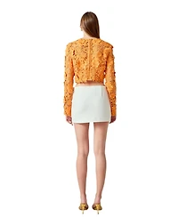 endless rose Women's Floral Lace Long Sleeve Top