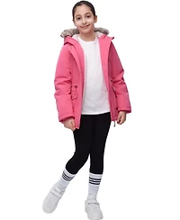 Rokka&Rolla Girls Sherpa Fleece Lined Parka Coat 4-18
