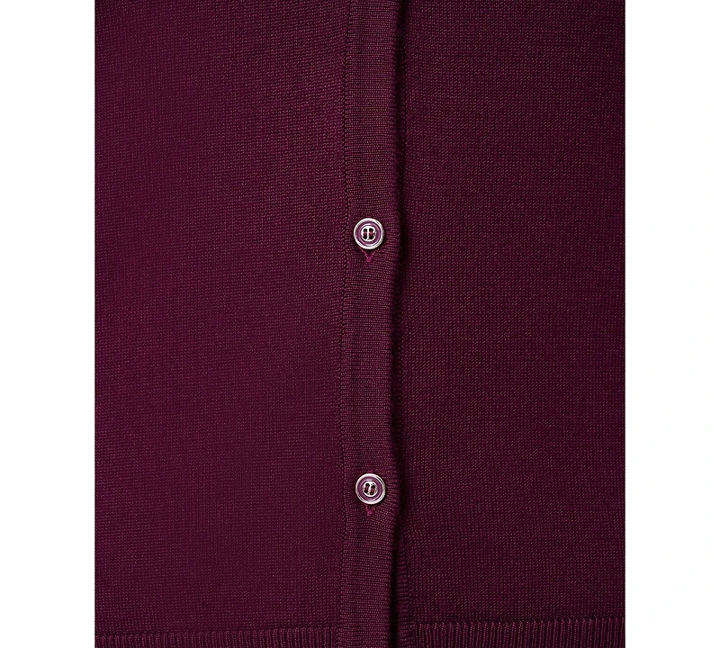 Melissa Paige Plus 3/4-Sleeve Cardigan Sweater