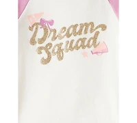 Carter's Toddler Girls Cotton Dream Squad Pajamas, 4 Piece Set