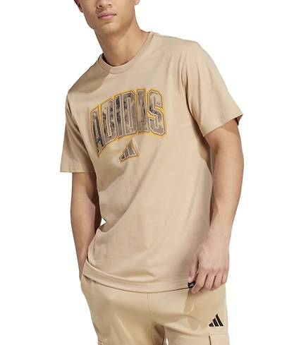 adidas Men's Regular-Fit Camo Logo Graphic T-Shirt