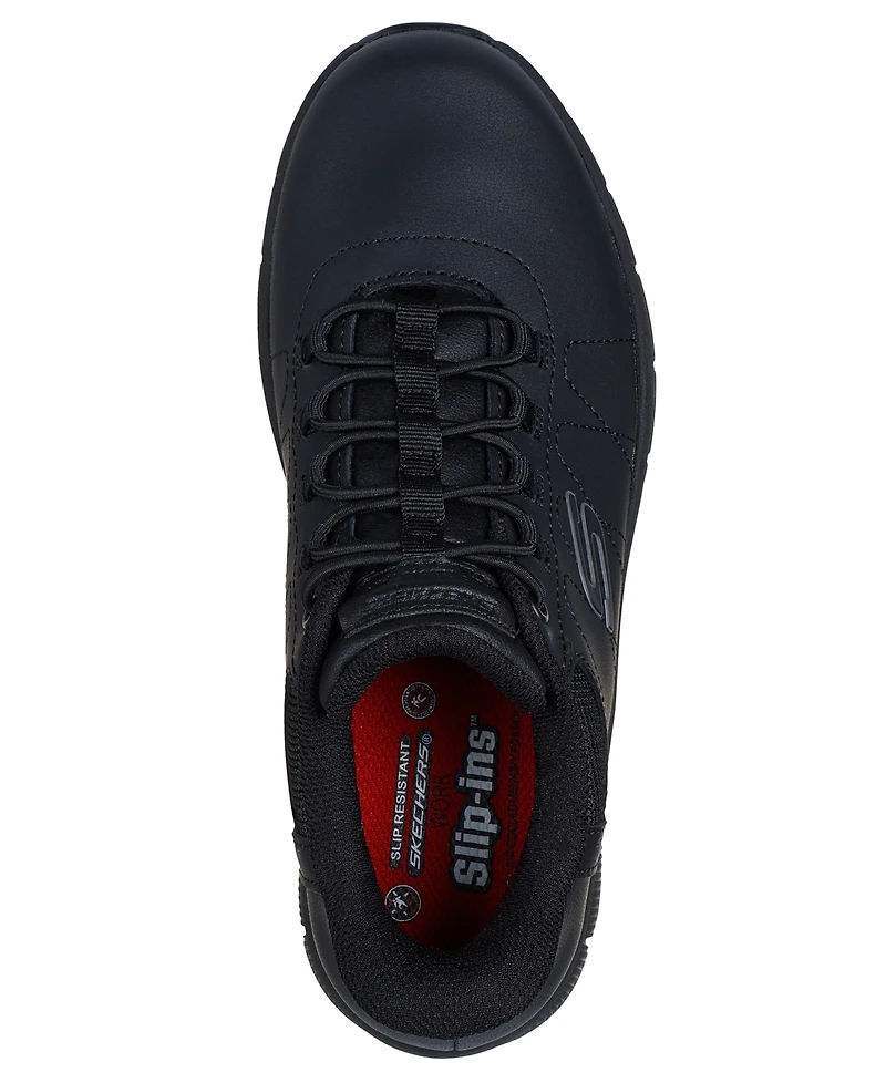 Skechers Women's Slip-Ins Work: Nampa - Cottonbud Casual Slip-on Work Sneakers from Finish Line