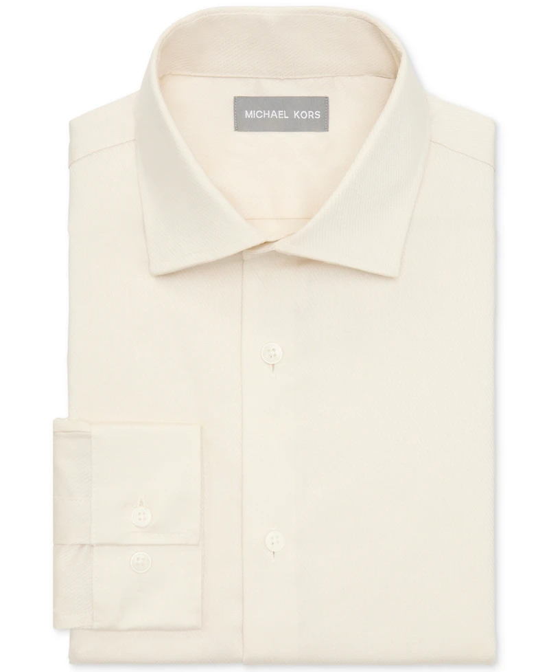 Michael Kors Mens Comfort Stretch Slim Fit Dress Shirt