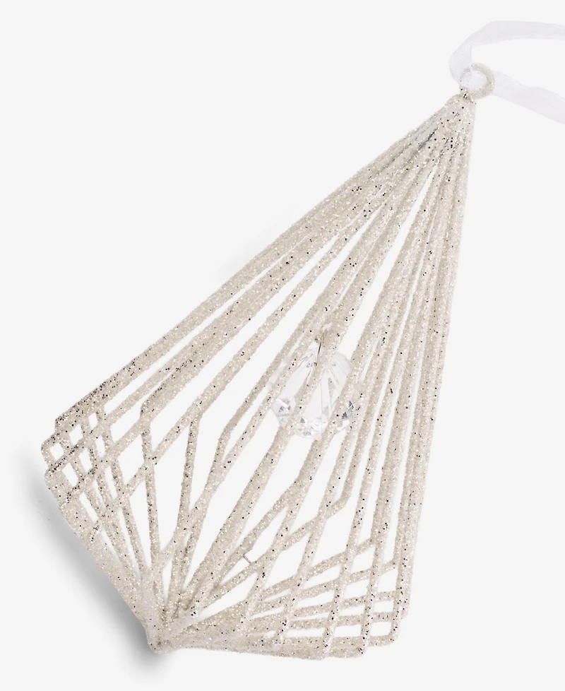 Holiday Lane Gilded Glamour Iron Glitter Drop Ornament, Macy's Exclusive
