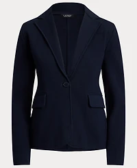 Lauren Ralph Women's Cotton-Blend Sweater Blazer