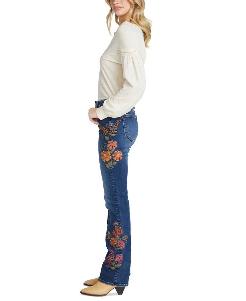 Driftwood Women's Kelly X Oshibana Mid-Rise Bootcut Jeans