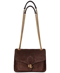 Lauren Ralph Lauren Suede Small Bradley Convertible Bag