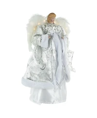 Northlight 18" Lighted Angel in a Dress Christmas Tree Topper