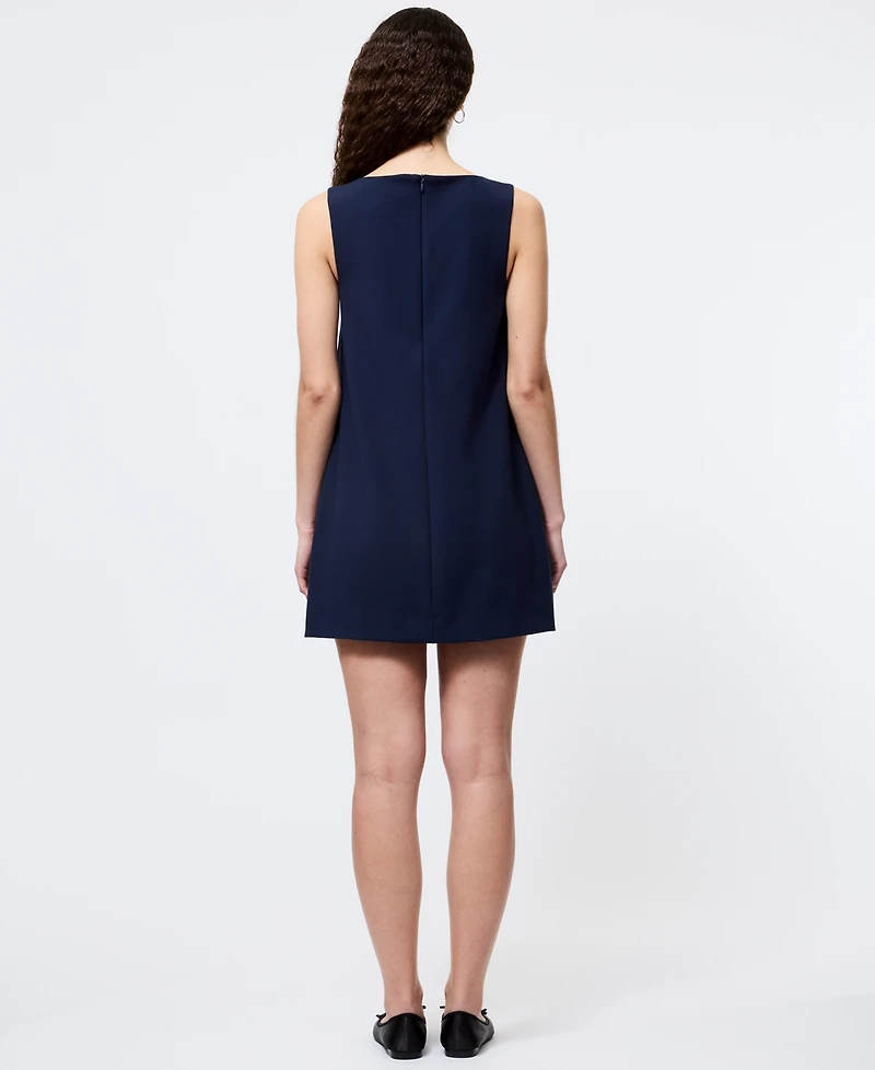 French Connection Women's Whisper Square-Neck Sleeveless Mini Dress