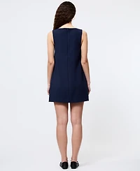 French Connection Women's Whisper Square-Neck Sleeveless Mini Dress