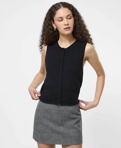 French Connection Women's Cozysoft Sleeveless Cardigan