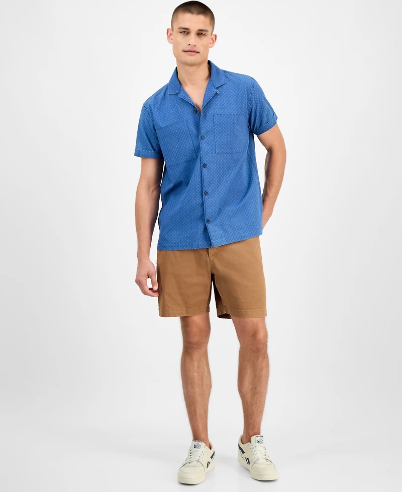Sun + Stone Men's Beckham Camp Shirt, Exclusively at Macy's