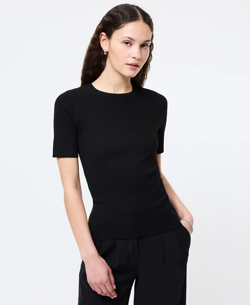 French Connection Women's Marley Ribbed Top