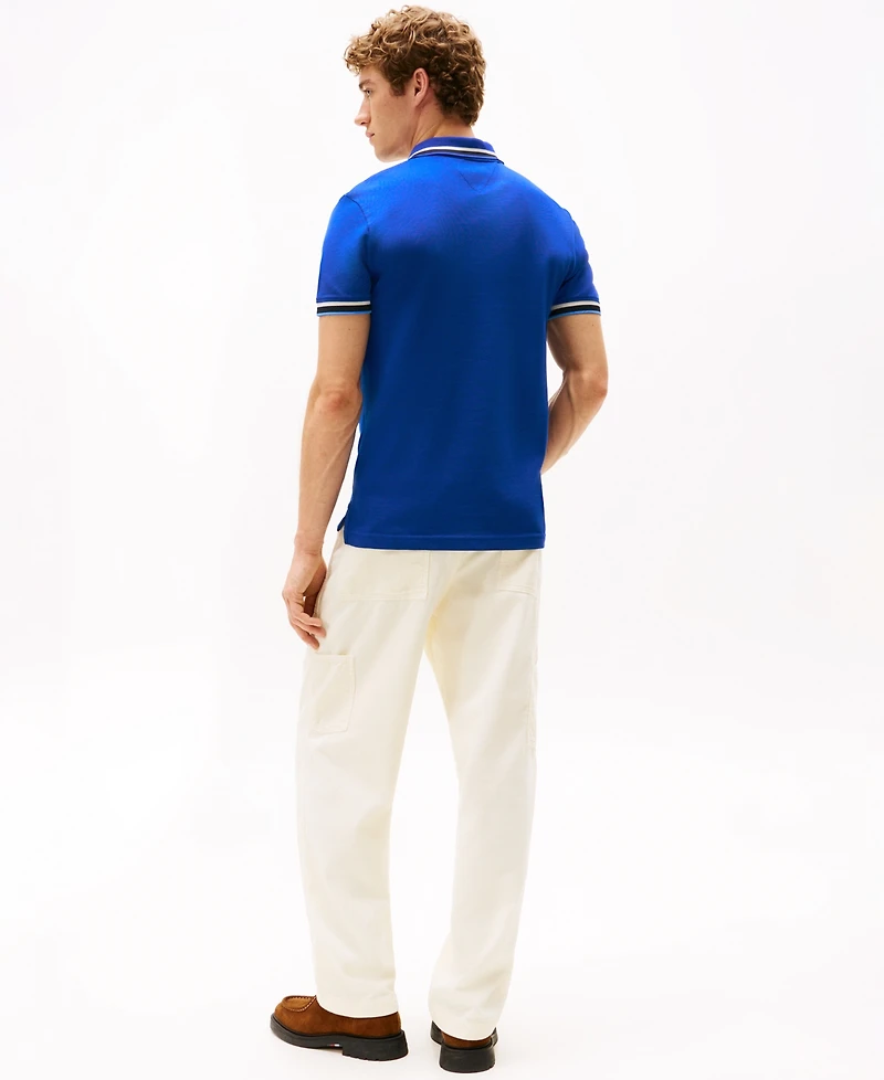 Tommy Hilfiger Men's Slim-Fit Tipped Polo Shirt
