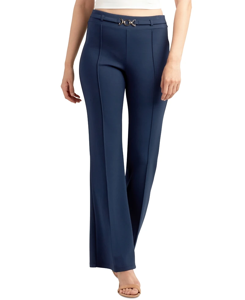 Bcx Juniors' Solid Pull-On Belted Pants