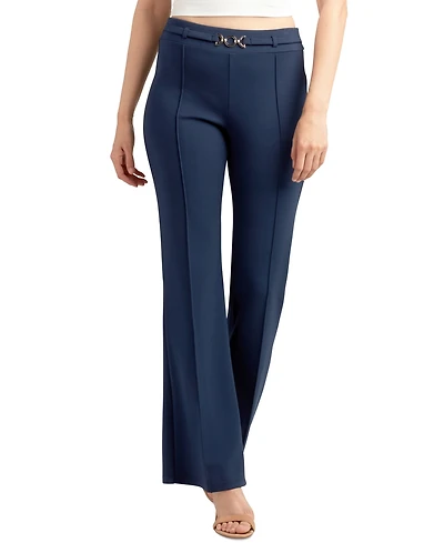Bcx Juniors' Solid Pull-On Belted Pants